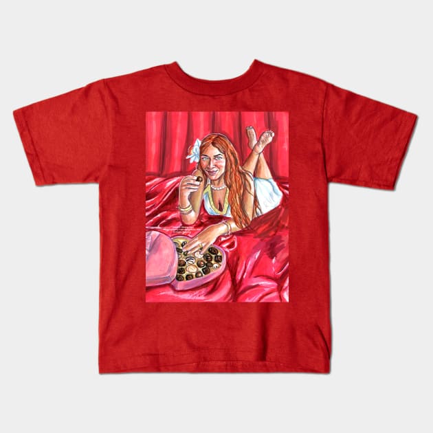 Aphrodite Valentine of "Aphrodite's Love Myths" Kids T-Shirt by Aphrodite's Love Shoppe